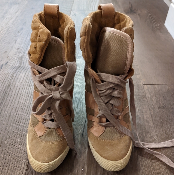 Chloe Shoes - Chloe wedge sneakers/booties